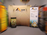 Cook Roofing 8' EZtube display package