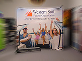 Western Sun 8' EZtube Display Backwall