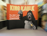 king Kaulk Fabric pop up display