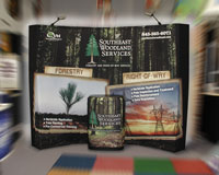 southeast woodland services Fabric pop up display