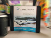 Conners & winters tabletop popup display