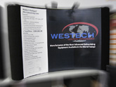 Westech Tabletop Popup Display